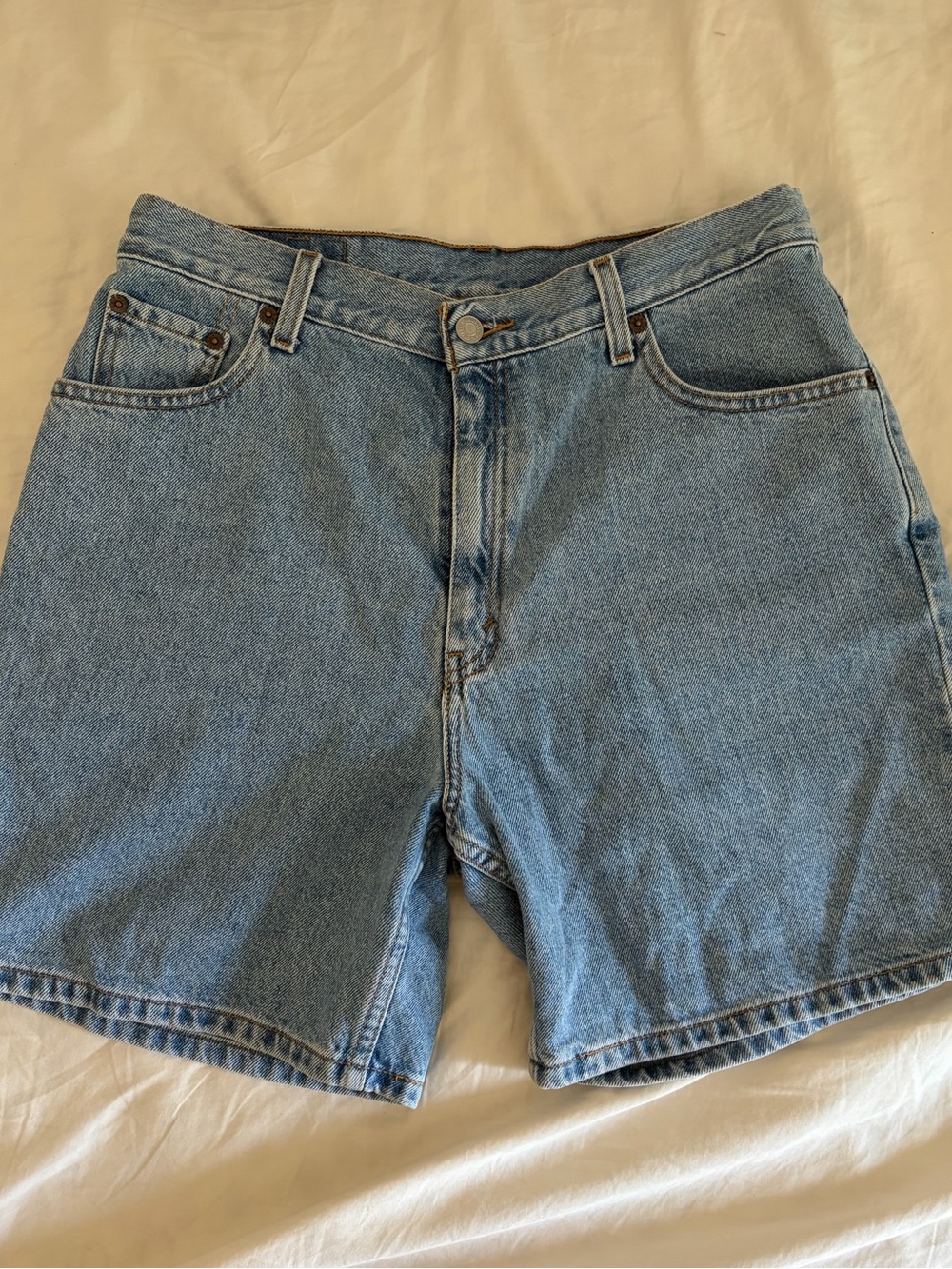 Levi's Light Blue Denim Jean Shorts